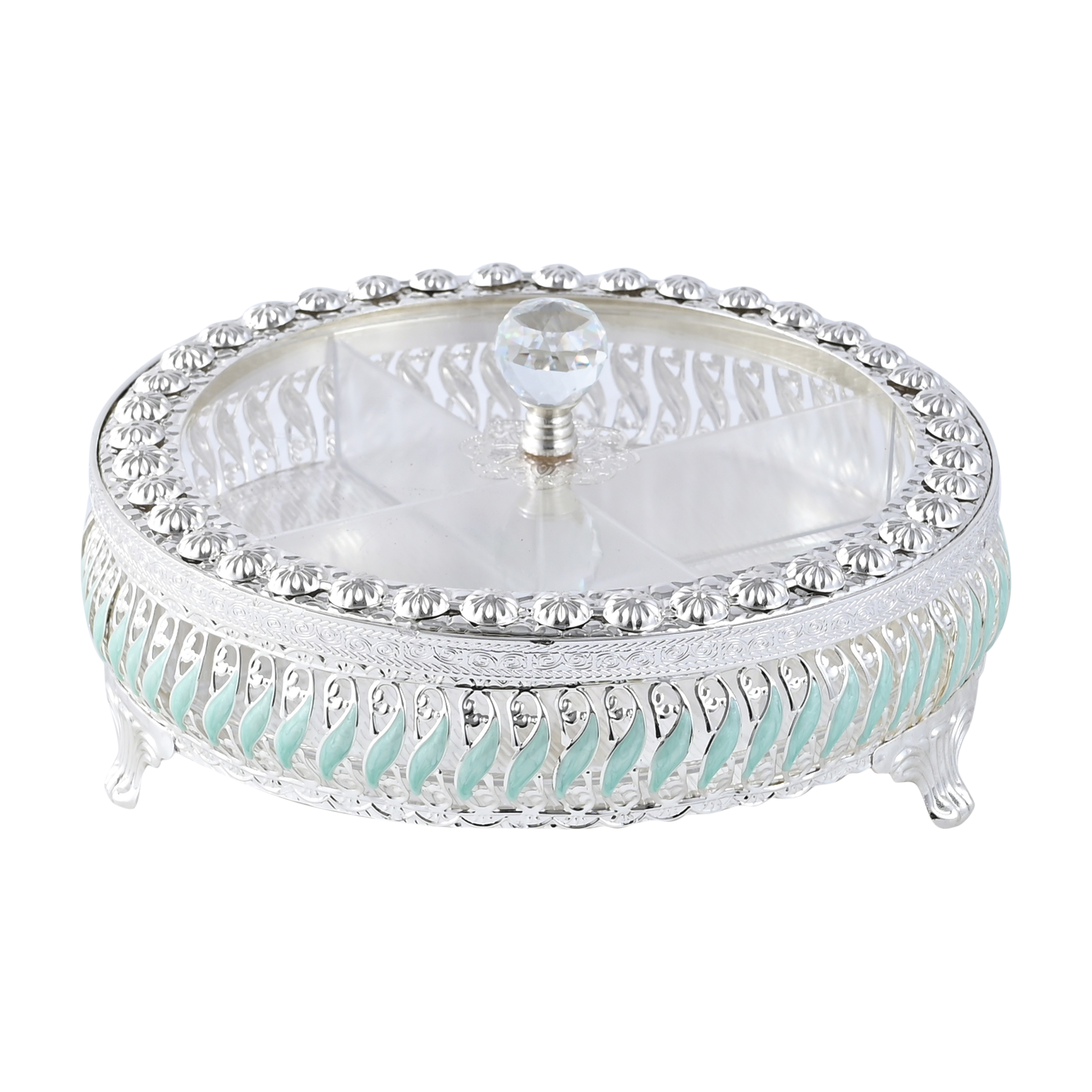 Silver Dry Fruit Box
