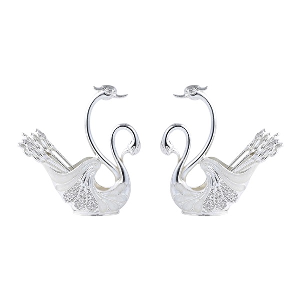 Silver Duck Fork & Spoon Set
