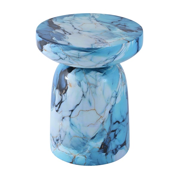 Decal/Enamel Side Table