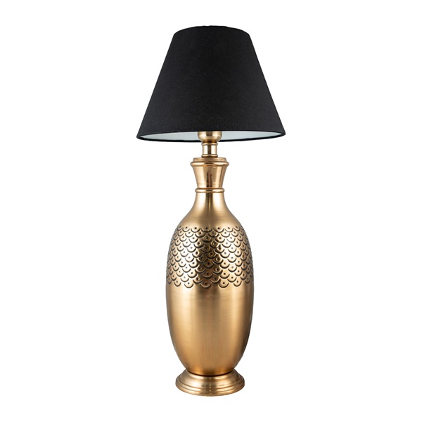 Modern Antique Gold Finish Decorative Table Lamp