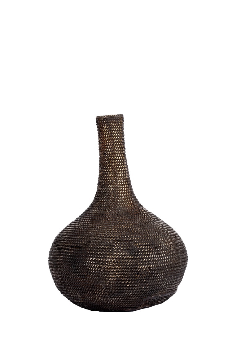 Reclaimed Brass Flower Vase with size 12x10x1 inch and weight in kg 7.360 (7%+,-)