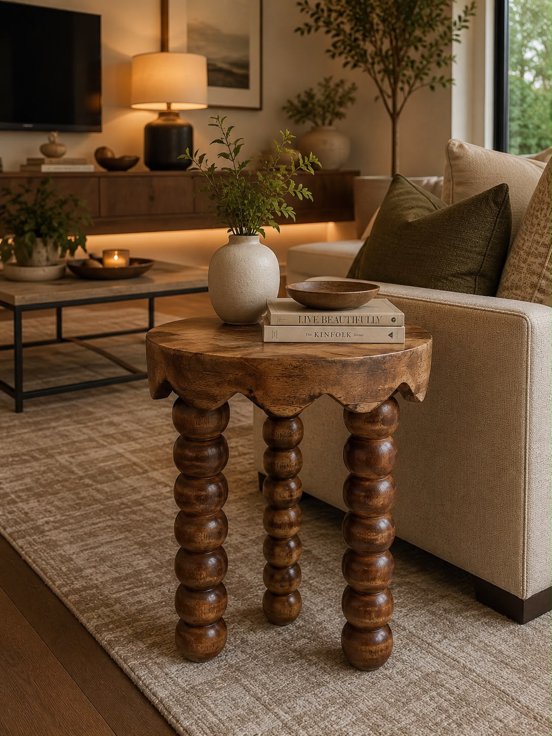 Wooden Side Table