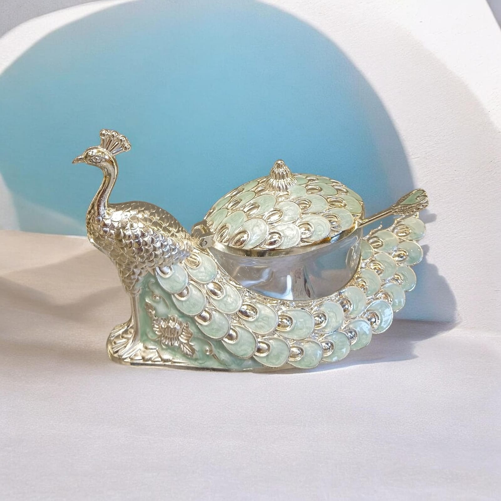 peacock german silver