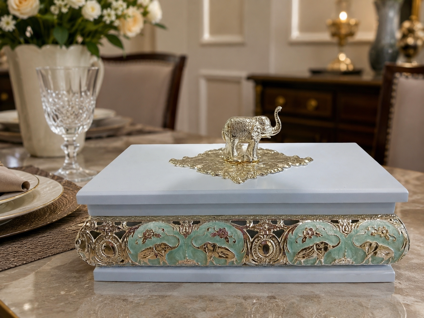 elegant handcrafted decorative box