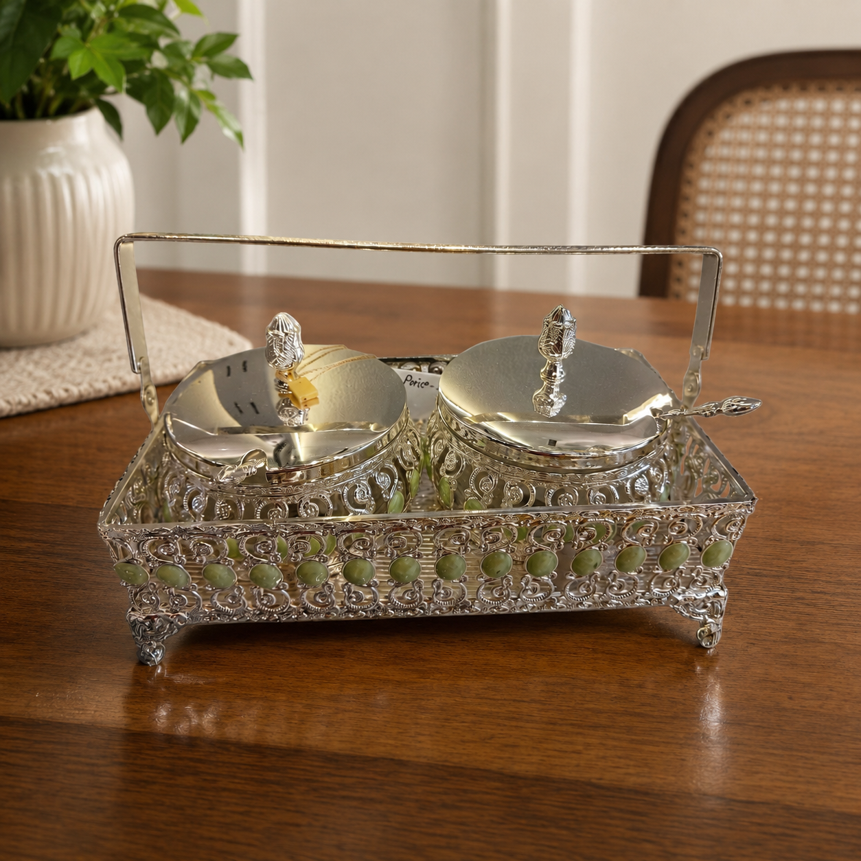double condiment bowl set.