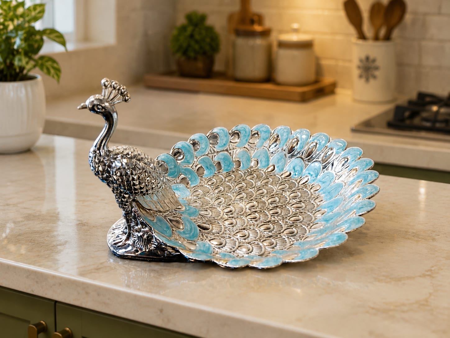 peacock german silver