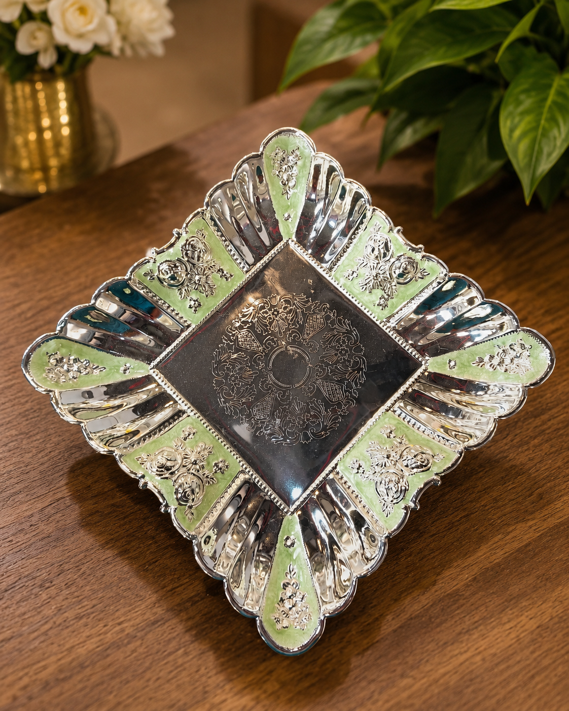 silver plate