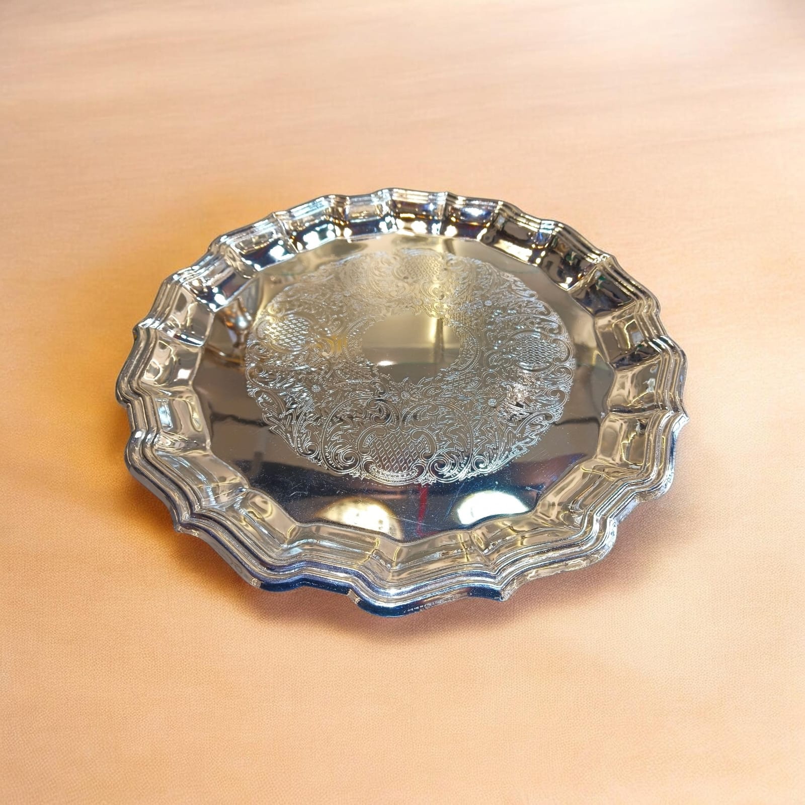 silver tray